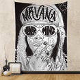 thumbnail image 5 of Tapiz con el cantante Kurt Cobain para la sala de estar, el dormitorio, la decoración del hogar, 5 of 5