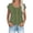Army Green-Shirts, variant on Womens Cotton Linen Breathable Tanks Trendy Solid Button Sleeveless Cami Shirts Summer Dressy Casual Round Neck Beach Blouse with Front Pleated