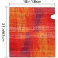 thumbnail image 5 of Mailbox Post Cover Textured Blurred Magnetic Mail Covers Post Box Cover Wrapped with Standard Size 21" L×18" W Garden Decorations Red Gold Orange Purple Colors Colorful Fashion,Postbox Cover, 5 of 6