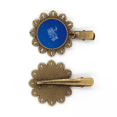 thumbnail image 1 of Épingle à Cheveux Vintage en Métal Motif Constellation Univers Étoilé, 1 of 3