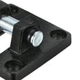 thumbnail image 4 of Unique Bargains Air Cylinder Rod Pneumatic Mounting Bracket Rear Mount Parts, Black 2 Pack, 4 of 5