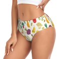 thumbnail image 2 of Balery Vegetable Ropa Interior de Algodón para Mujer con Dibujo – Braguitas Cómodas y Elásticas, Estilo Clásico-X-Small, 2 of 6