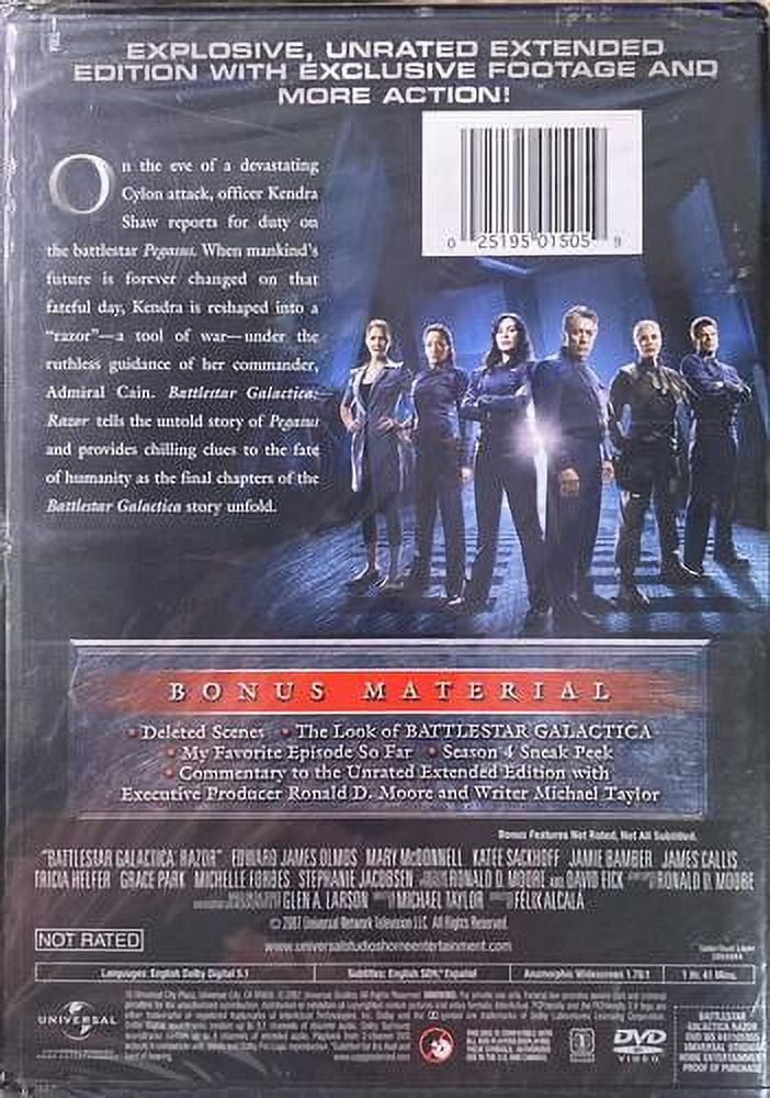 Battlestar Galactica: Razor (Widescreen on DVD, 2007