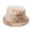 #2_Beige, variant on Women’s Winter Fuzzy Bucket Hat Plush Fisherman Style Warm Animal Print Headwear Cozy Elk Deer Inspired Fluffy Beanie for Cold Weather