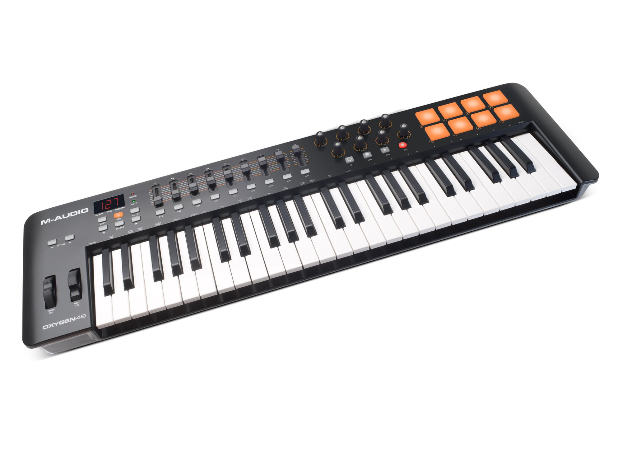 M-Audio Oxygen 49 MKIV MIDI Performance Keyboard Controller - Walmart.com