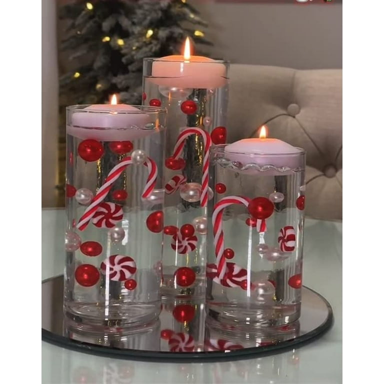  WOHSAO Christmas Vase Fillers for Floating Candles DIY