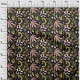 thumbnail image 3 of oneOone Velvet Orange Fabric Tropical Abstract Craft Projects Decor Fabric Printed by The Yard 58 Inch Wide, 3 of 4