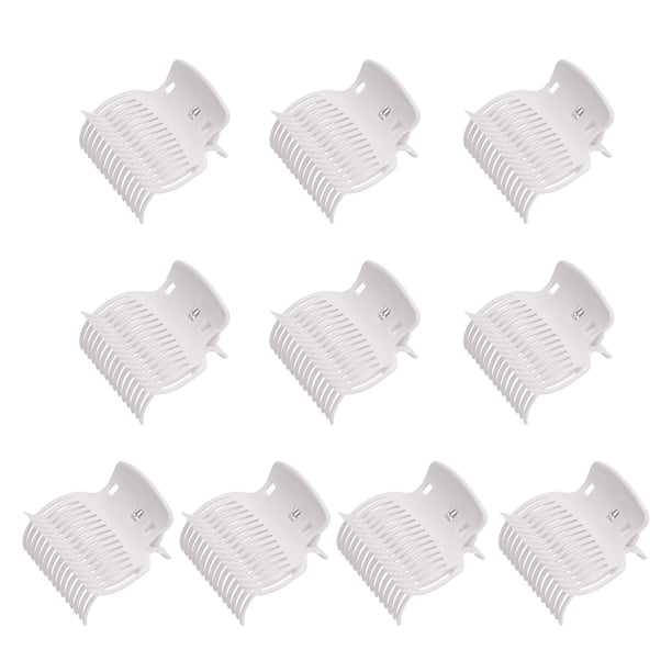 10 pinzas para rulos calientes, portátiles y reutilizables, para rizar el pelo, para mujeres y niñas, para peluquerías en casa, para peinar secciones del cabello.