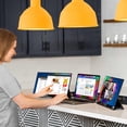 thumbnail image 2 of Monitor portátil SideTrak Solo Pro con triple pantalla táctil para computadora portátil | 2 pantallas LED independientes FHD 1080P de 15,6" | Compatible con PC y Chrome | USB-C o HDMI | Altavoces y mo, 2 of 5