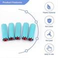 thumbnail image 5 of 100pcs/set 10 Sizes Hair Perm Rods Kit Cold Permanent Bar Plastic Curlers Rollers Set Wave Fluffy C-yuyu, 5 of 5