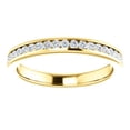 thumbnail image 3 of FB Jewels 14K Yellow Gold Round 2.5 mm 3/4 CTW Si2-Si3 Polished 3/4 CTW Diamond Anniversary Wedding Ring Band Size 7, 3 of 3