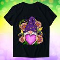 thumbnail image 1 of TIMIFIS T-Shirts à Manches Courtes pour Femmes, Carnavals Tendance, T-Shirt à Imprimé Graphique, Décontracté, Col Rond, Hauts d'Été, Vêtements, 1 of 5
