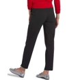 thumbnail image 2 of HUE Womens Temp Tech Dot-Print Trouser Leggings (Small, Black), 2 of 2