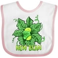 thumbnail image 3 of Inktastic New Bean Cute Sleeping Bean in Leaves and Vines Boys or Girls Baby Bib, 3 of 4