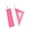 Red, variant on Triangular Ruler Earrings Mathematical Triangle Ruler and Straight Edge Series Earrings