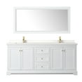 thumbnail image 3 of Wyndham Collection Wcv232380d-Qtz-Unsm70 Avery 80" Free Standing Double Basin Vanity Set -, 3 of 7