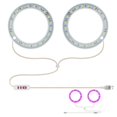 thumbnail image 1 of LED Plant Grow Light 5 Brightness Adjustable Plant Growing Lamp with Timing Function Circular Plant Growing Light for Home Garden Greenhouse, 1 of 9