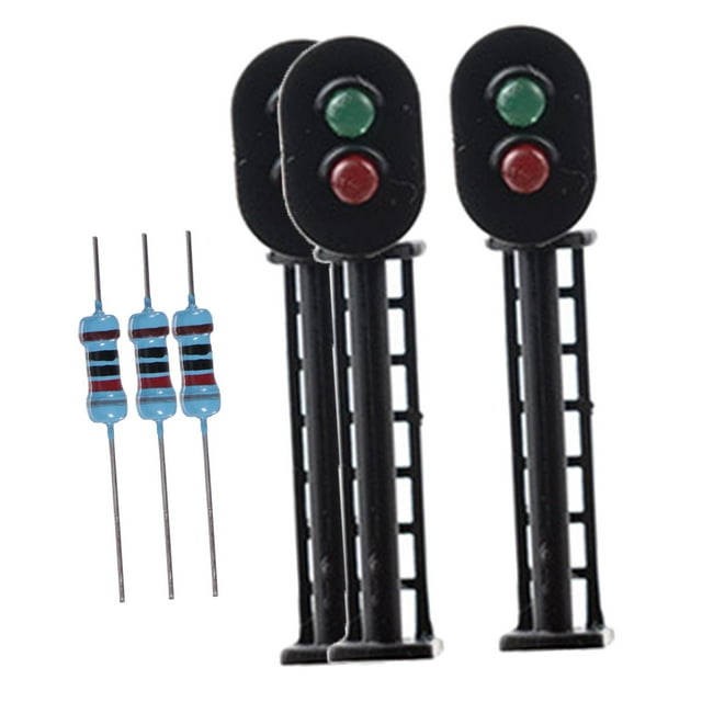 3 piezas de lámpara decorativa en miniatura para maqueta de tren a escala 1:87 HO. Estilo B