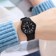 thumbnail image 3 of Reloj para niños y niñas, reloj de pulsera analógico para niños, reloj de pulsera para niños, reloj de cuarzo analógico con correa de goma, resistente al agua, relojes deportivos para, 3 of 4