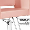 thumbnail image 4 of Hydraulic Salon Chair for Hair Stylist, 360 Degrees Rolling Swivel Barber Chairs All Purpose Beauty Spa Equipment, Max Load Weight 330 Lbs (Pink), 4 of 7