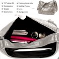 thumbnail image 6 of KXF Crossbody Bag for Women Lightweight Shoulder Bags Ladies Soft PU Leather Handbags Multi Pocket Messenger Bags, 6 of 8