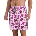 thumbnail image 2 of Balery Retro Cowgirl Traje de Baño Estilo Hawaiano para Hombre, Shorts de Secado Rápido con Bolsillos-Small, 2 of 6