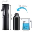 thumbnail image 2 of Continuous Mister Water Fine Mist Spray Bottle For Makeup Garden Hair200ml, 2 of 5
