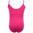 thumbnail image 3 of Girls Camisole Ballet Leotard, Adjustable Straps, Full Front Lining, Soft Cotton Dancewear for Ballet & Gymnastics, 3 of 5