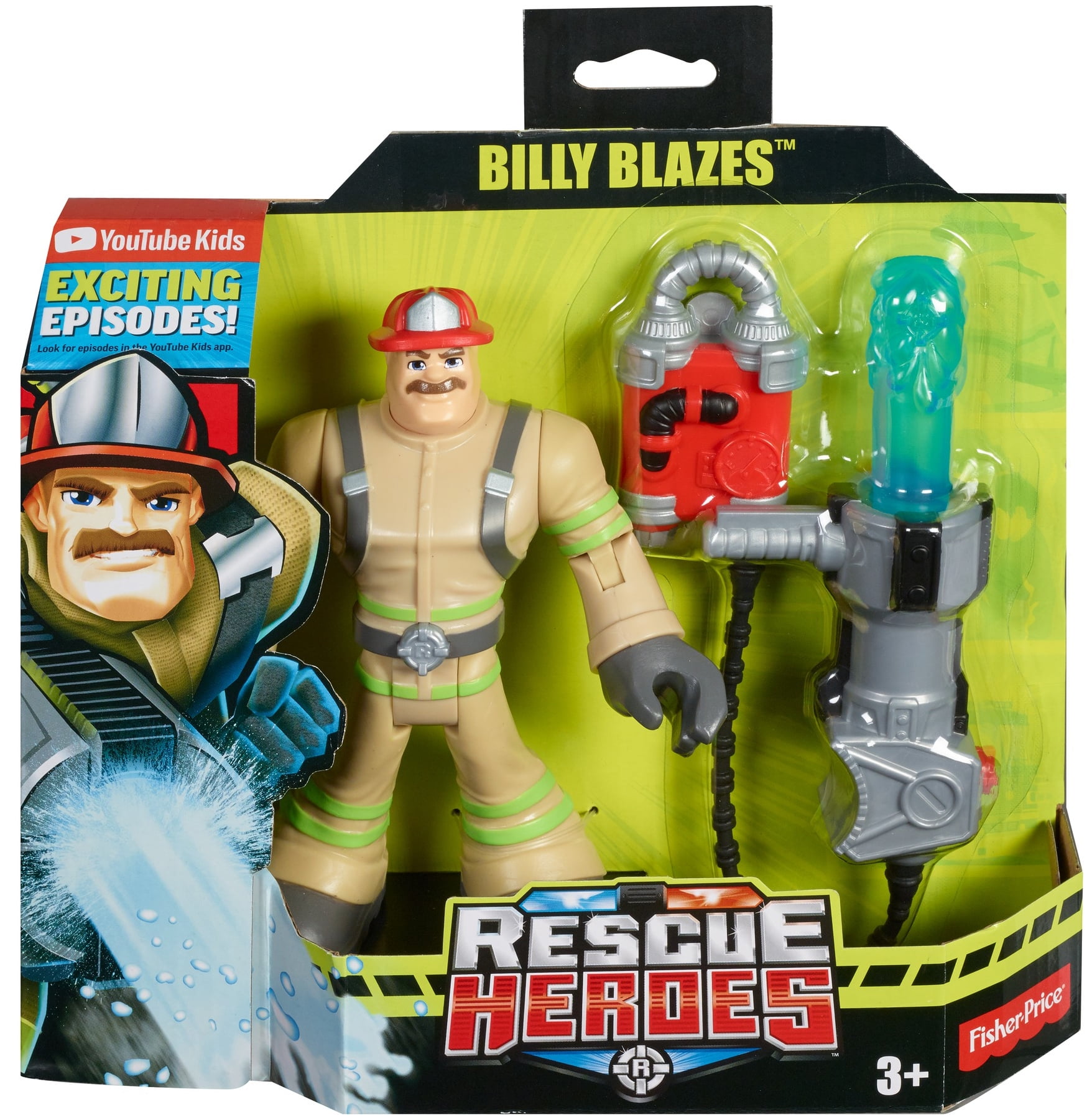 Fisher Rescue Heroes Special Edition Billy Blazes FDNY Mattel 2001 for sale online 