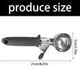 thumbnail image 5 of Stainless Steel Ice Cream Spoon Treat Serving Tool Ergonomic Grip Kitchen Spoon, 5 of 9