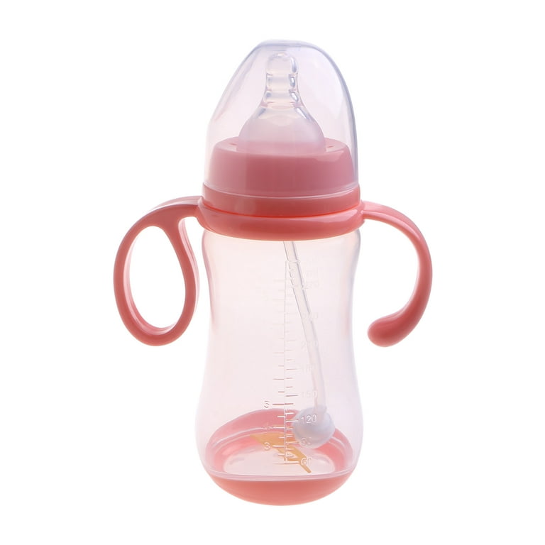 240ml Baby Bottle Thermos Stainless Steel Feeding Bottle 3-in-1