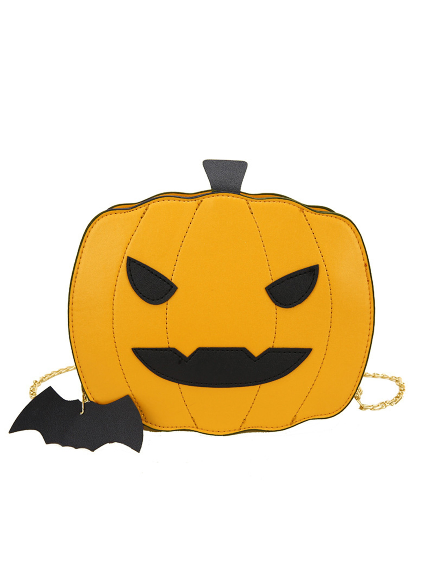 Women Pumpkin Shoulder Bag Novelty Devil Crossbody Purse Fashion Halloween Trick or Treat Purses and Handbags for Girls