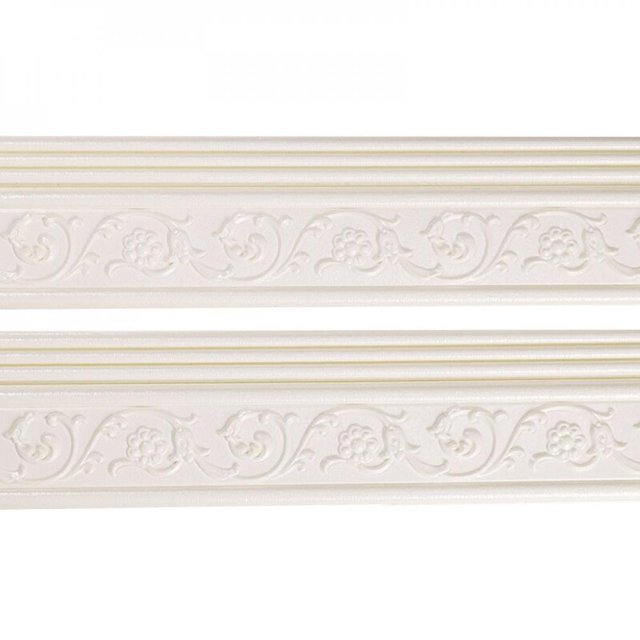 Moldura de espuma flexible autoadhesiva, borde de papel tapiz de líneas de pared decorativas adhesivas 3D para el hogar, la oficina, la decoración de bricolaje del hotel tholdsy SH1104-199