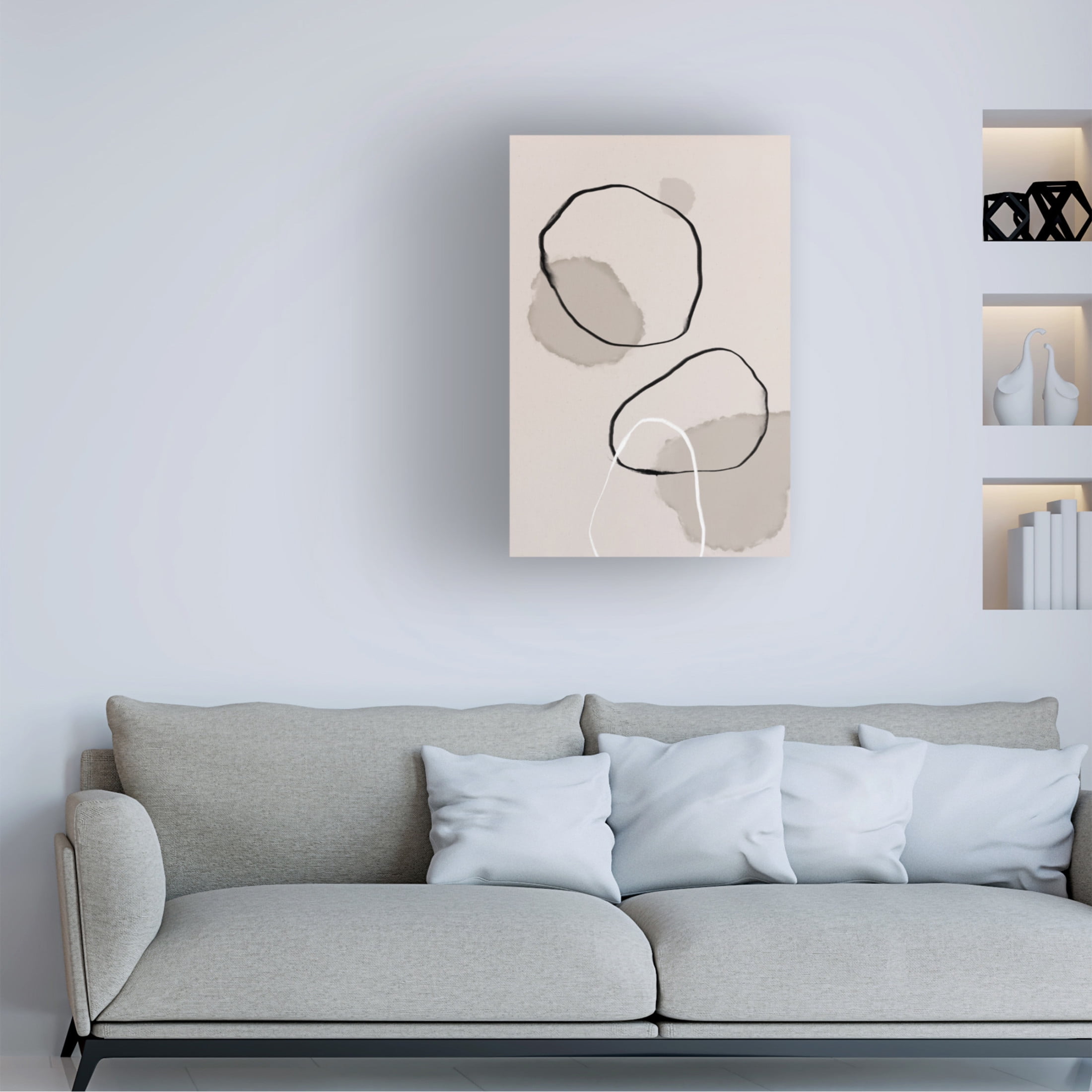 Trademark Fine Art Pictufy Studio Splash Rings 004 Canvas Wall Art