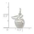 thumbnail image 3 of FB Jewels Sterling Silver Polished Apple Pendant, 3 of 4