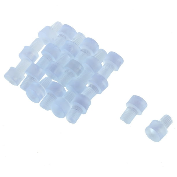 Household Rubber Furniture Table Soft Stem Bumpers Clear 6mm