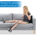 thumbnail image 3 of GHSDFBB 35 Inch Long Leg Lifter-Durable & Rigid Hand Strap & Foot Loop-Ideal Mobility Tool for Wheelchair, Hip & Knee Replacement Surgery (35 Inch Long), 3 of 7