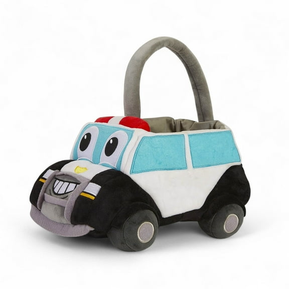 Personalization Mall Police Car Plush Halloween Treat Bag