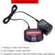 thumbnail image 5 of Compatible con Crafts*man Batería de 20V CMCB1104 Cargador Rápido, Compatible con Crafts*man Batería de Litio de 20V CMCB201 CMCB202 CMCB205 CMCB209 CMCB206 CMCB202-2, 5 of 10