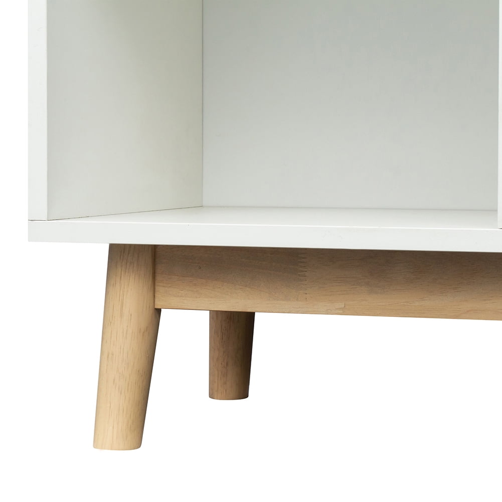 Kadyn Multi-purpose Storage Cabinet, Storage Sideboard Buffet Cabinet with Display Stand and Door, TV cabinet for Living Room, White+Oak Kadyn Multi-purpose Storage Cabinet, Storage Sideboard Buffet Cabinet with Display Stand and Door, TV cabinet for Living Room, White+Oak