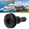 thumbnail image 4 of 5/8in Thru Hull Fitting Straight ABS Impact Resistance Hose Connector Accessory for Boats Marines, 4 of 8