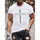 thumbnail image 1 of Camiseta informal de cuello redondo para hombre con la inscripción "Way Maker" impresa en 3D. Tejido de punto 100 % poliéster con ligera elasticidad. Camiseta de verano de manga corta y corte regular, 1 of 6