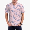 thumbnail image 3 of Balery Butterfly Printed Men’s Short Sleeve Polo Shirt, Midweight Men's Shirt,Golf Polo shirts -3X-Large, 3 of 9