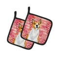 thumbnail image 1 of Carolines Treasures BB9779PTHD Basenji Love Paire de Porte-Pots, 1 of 1