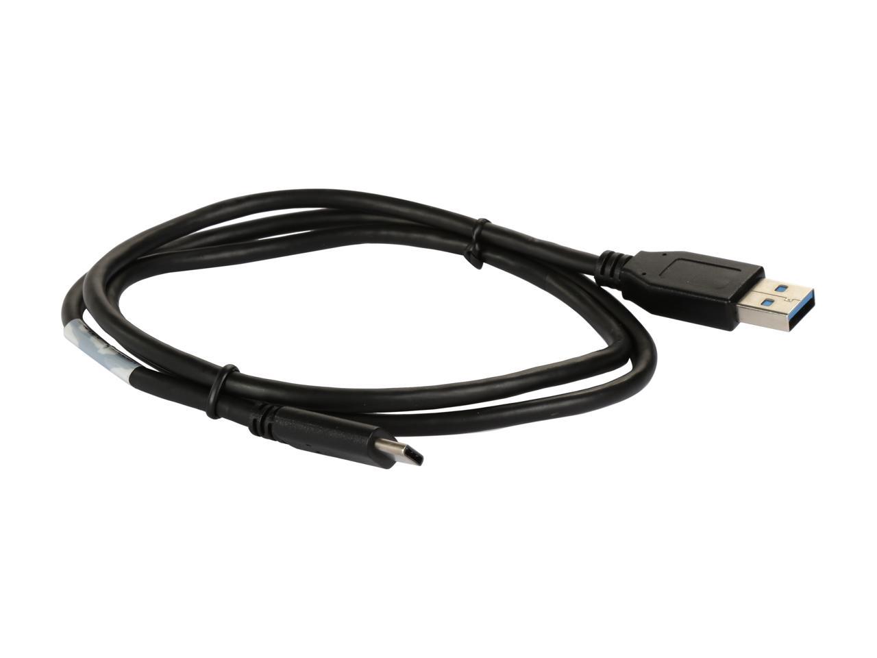 Tripp Lite U428-003-G2 Black USB 3.1 Gen 2 (10 Gbps) Cable, USB Type-C (USB-C) to USB-A - image 2 of 3