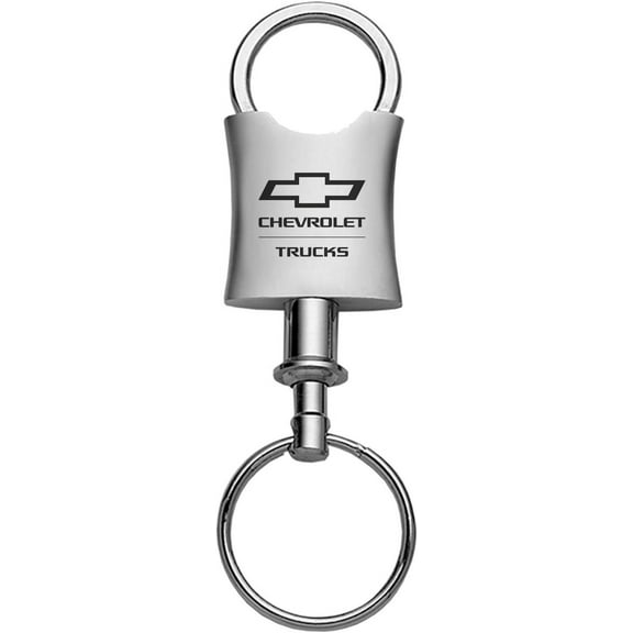SR1 Performance Chevy Trucks Curved Ring Pull-A-Part Keychain - Officially Licensed Chevrolet Key Tag