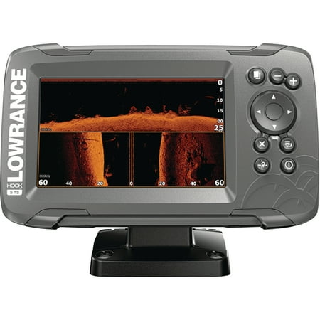 Lowrance 000-14286-001 HOOK-2 5 Fishfinder with TripleShot Transducer, US/Canada Nav+ Maps, CHIRP, DownScan Imaging & 5