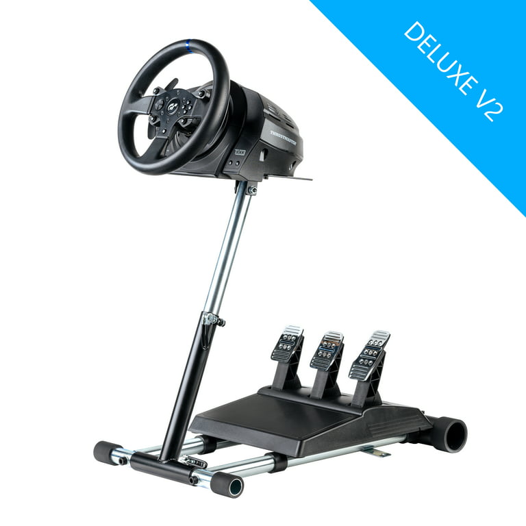 Takke Forbløffe Anvendelse Wheel Stand Pro TX Deluxe V2 Racing Steering Wheelstand Compatible With  Thrustmaster T300RS(PS4) TX458(Xbox One)TX Leather,T150 and TMX! Original  V2. Wheel and Pedals Not included - Walmart.com