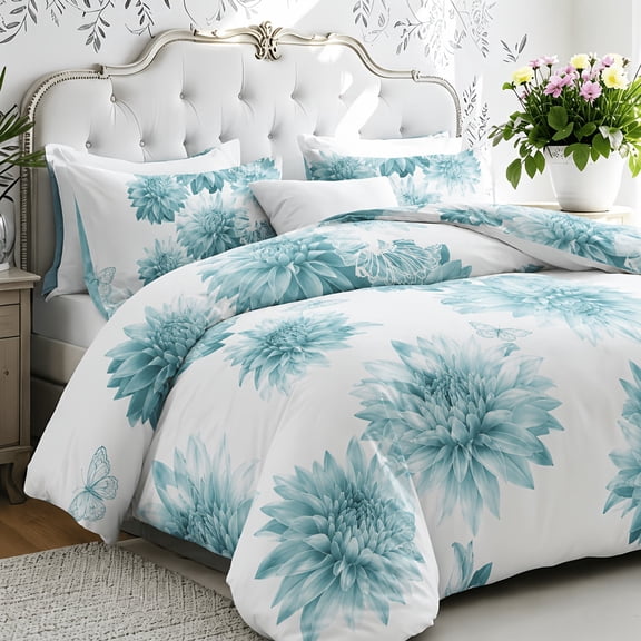 3pcs King Summer Large Bedding Set, Soft Fluffy Breathable Comforter, Grid Stitched Hotel Quality, AllSeason Warmth