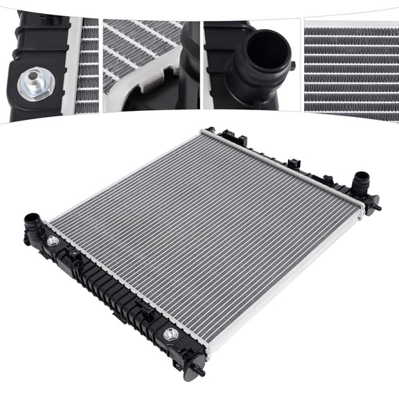 Intercooler Radiator, 25310P2100 for 2021-2023 Hyundai Santa Fe and Kia Sorento, Aluminum Car Cooling Water Tank with Built-in Transmission Cooler